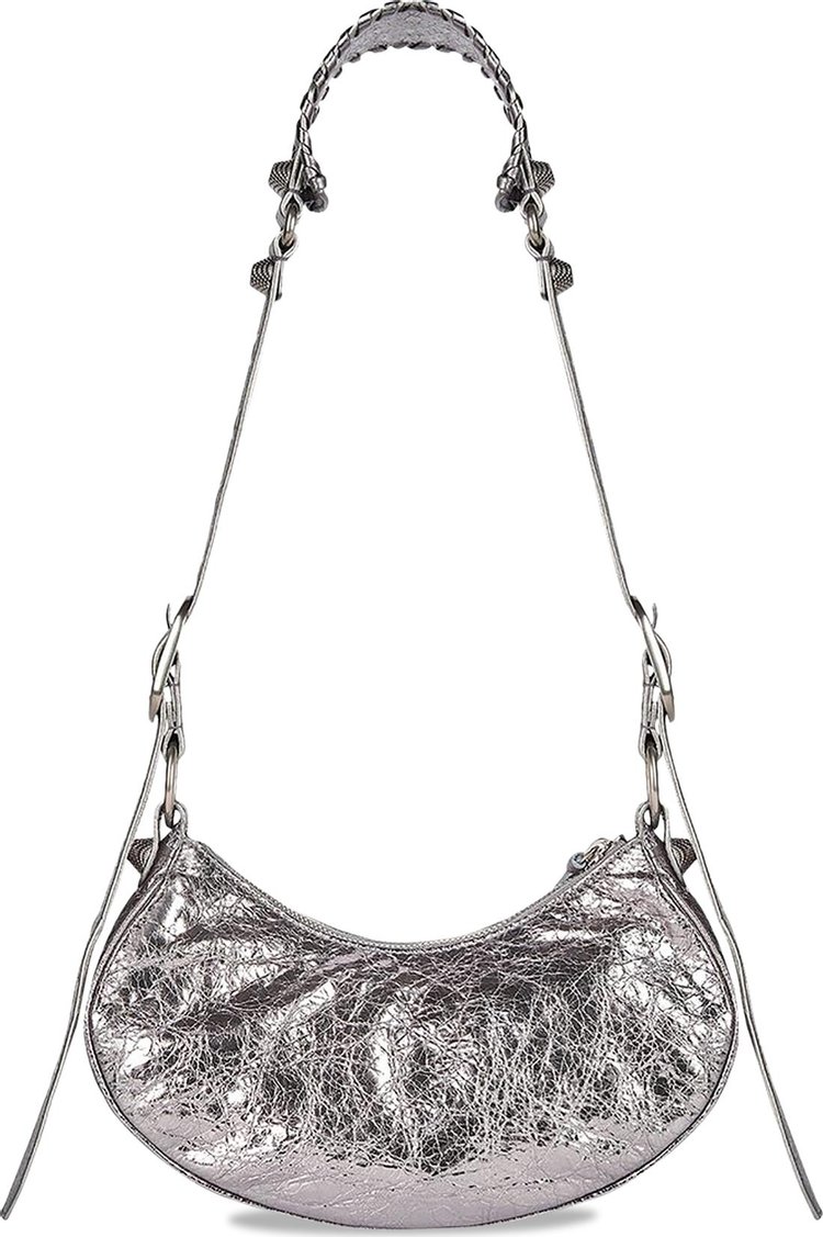 Balenciaga XS Le Cagole Shoulder Bag Silver