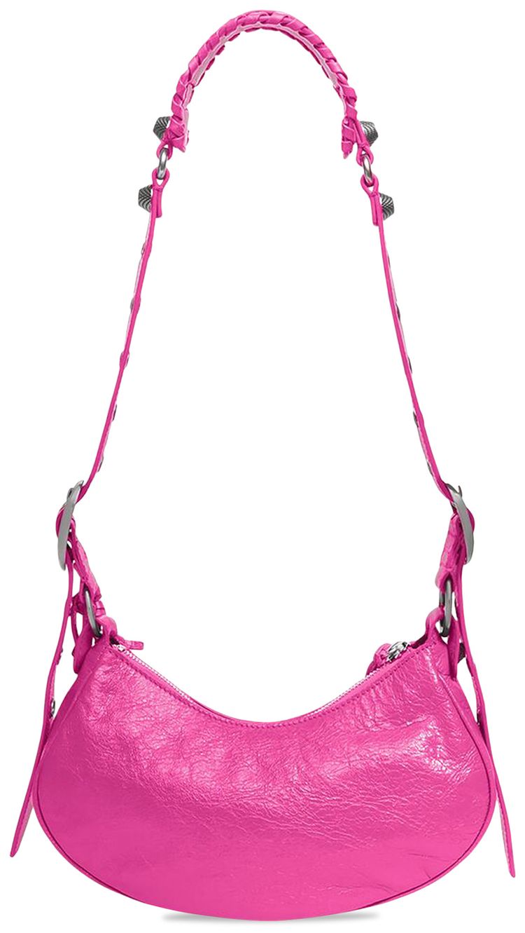 Balenciaga XS Le Cagole Shoulder Bag Hot Pink