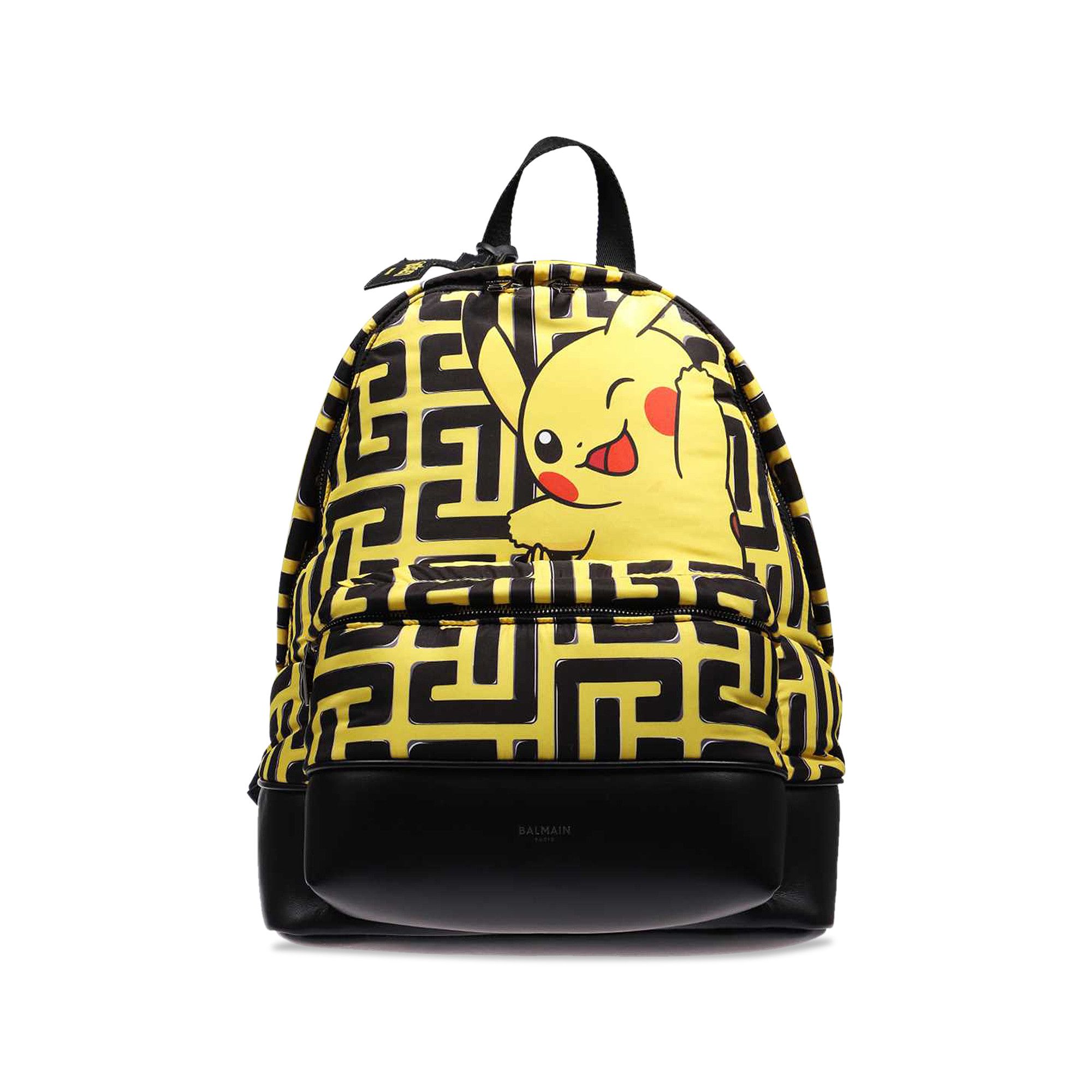 激安通販 Buy Pokemon/Noir Jaune 'Idf Backpack City Pokemon x Balmain バッグ
