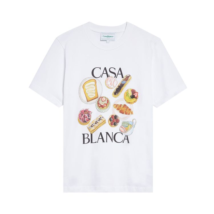 Casablanca T Shirt Patisseries En Vol