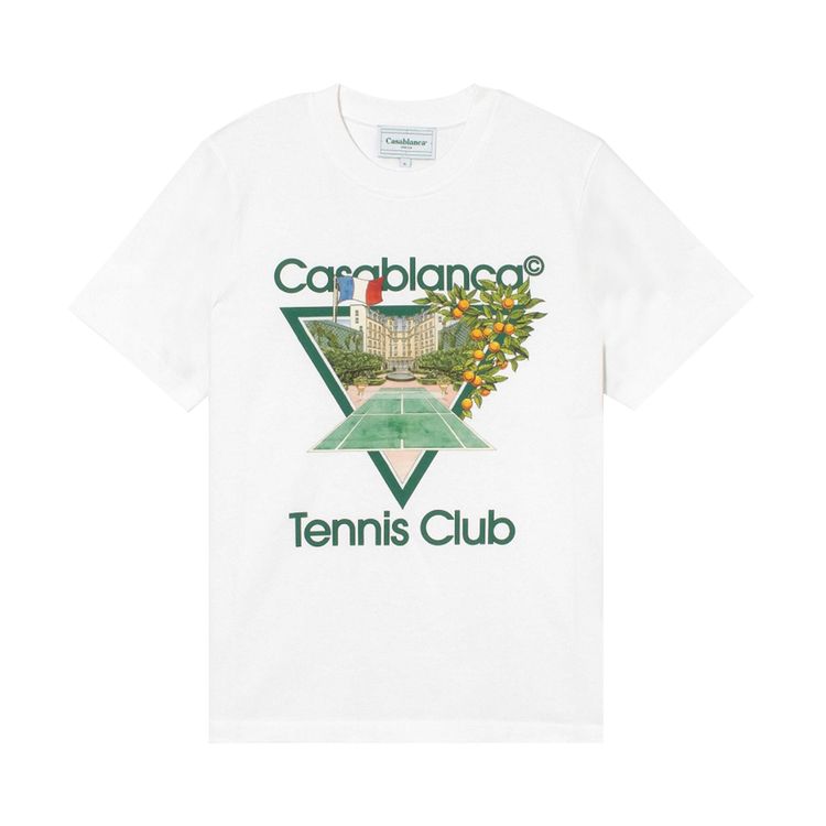 Casablanca T Shirt Tennis Club Icon