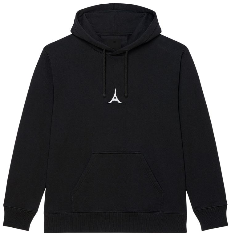 Givenchy Slim Fit Print Hoodie Black