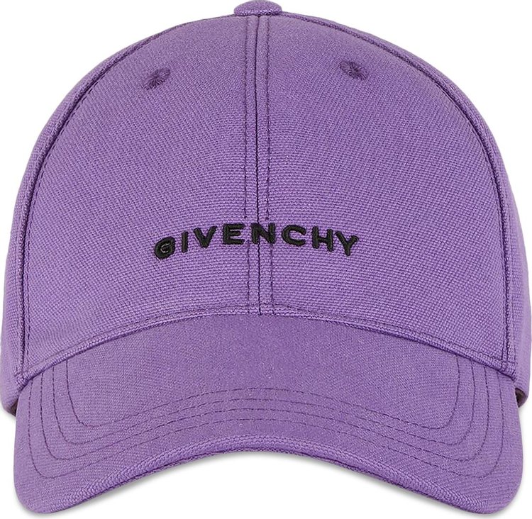 Givenchy Curved Cap With Embroidered Logo 'Ultraviolet'