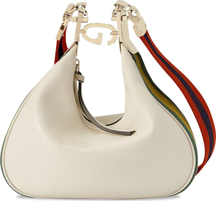 Gucci Attache small shoulder bag in beige and blue Supreme