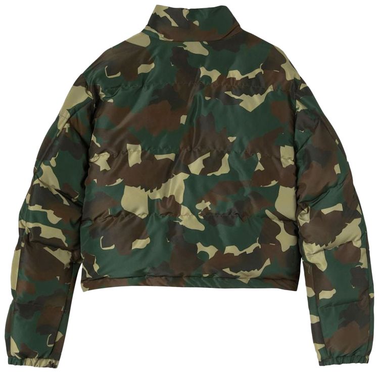 Heron Preston Camo Puffer Camo Green