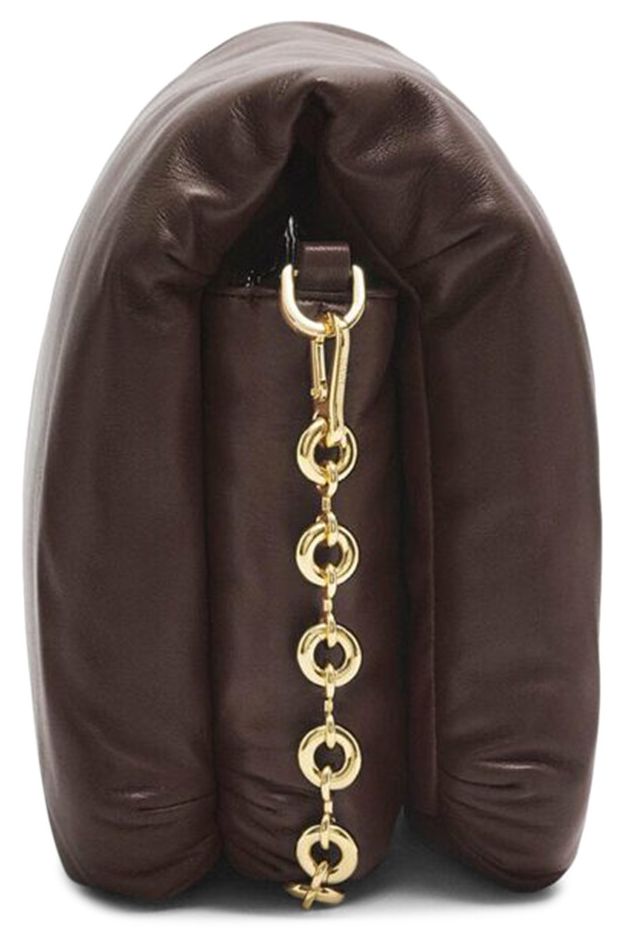 Loewe Goya Puffer Bag Dark Chocolate