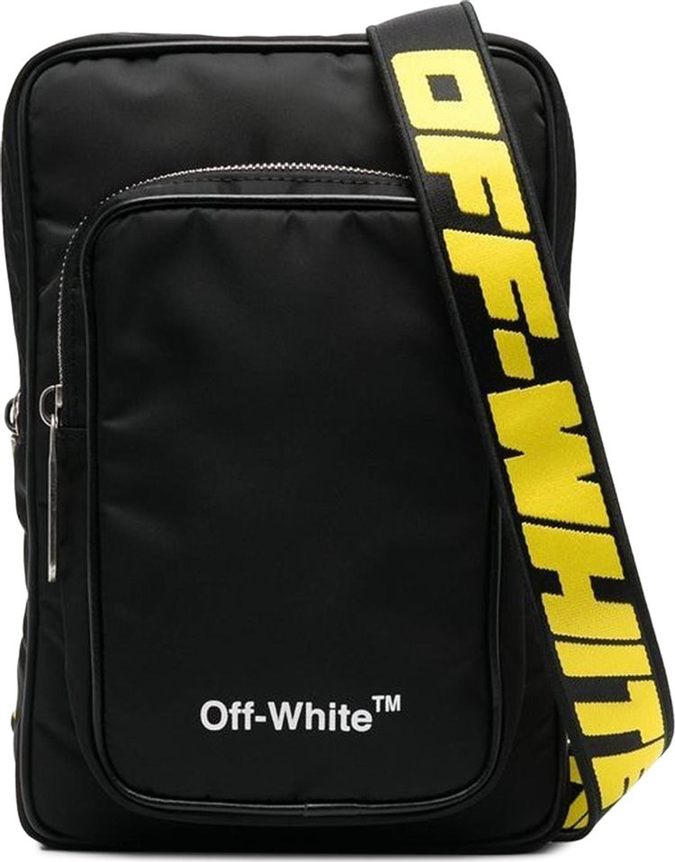 black OFF-WHITE NYLON MESSENGER BAG (OMNQ070F23FAB001_1000)