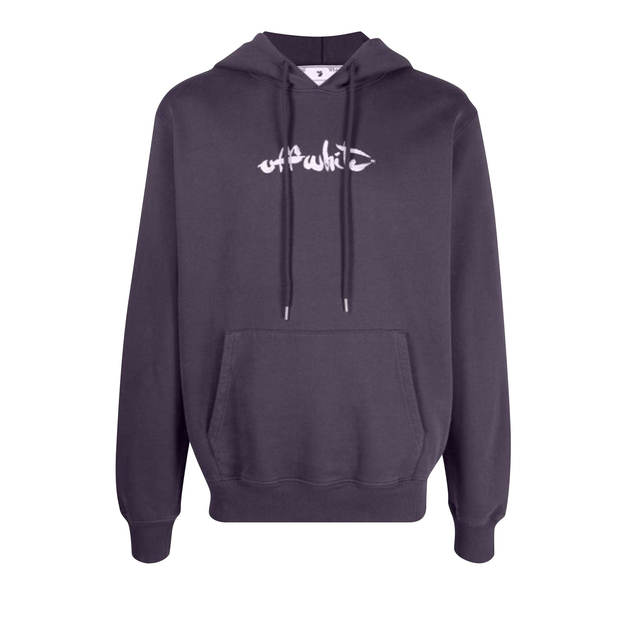 Buy Off White Paint Arrow Slim Hoodie Aubergine White