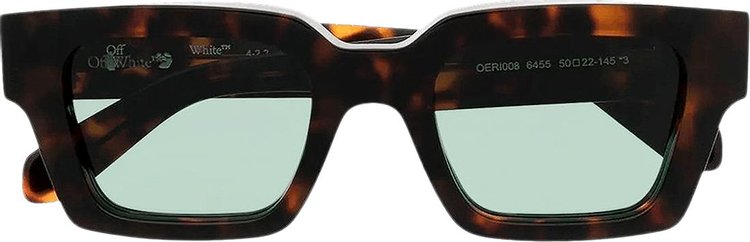 OFF-WHITE Virgil Sunglasses 'Green/Dark Grey' - OERI008C99PLA0015507