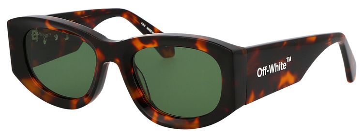 Off White Joan Sunglasses Havana Green