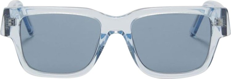 Palm Angels Newport Sunglasses 'Crystal Light Blue'