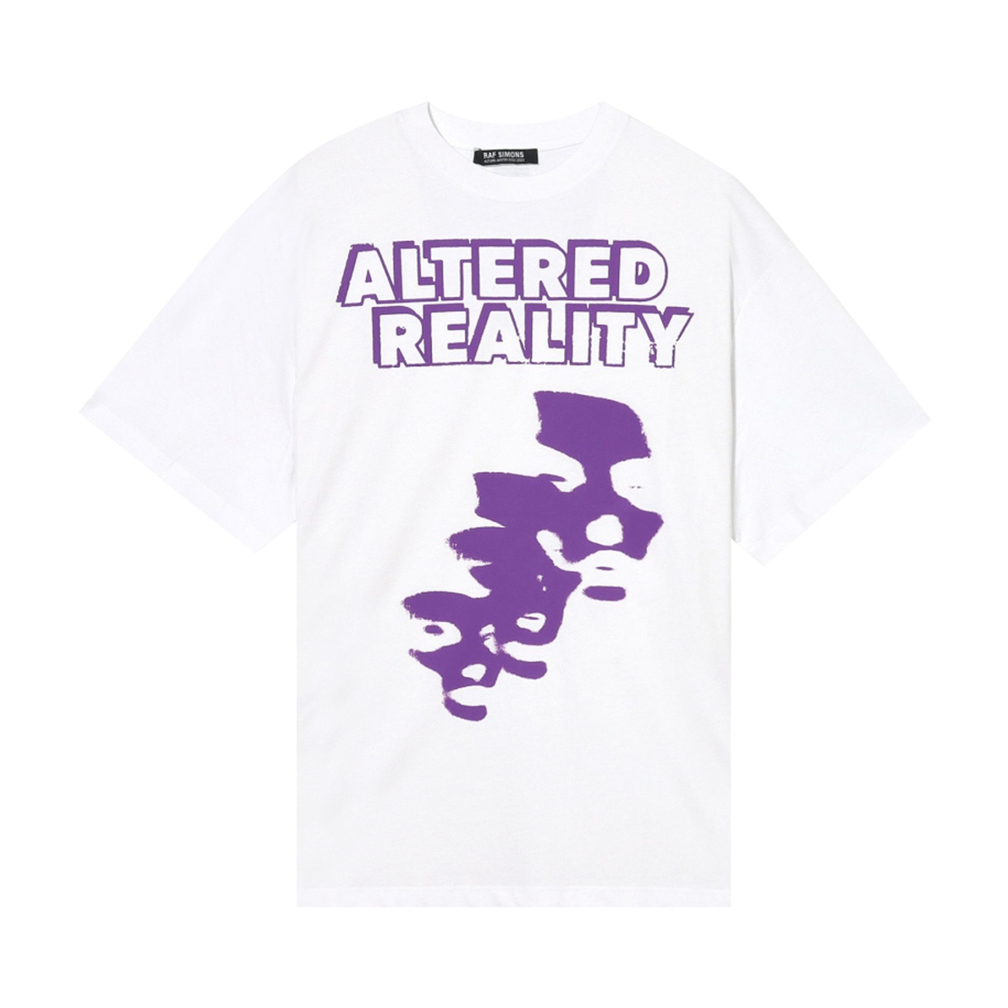 Raf Simons Oversized T-Shirt With Altered Reality Print Front ...