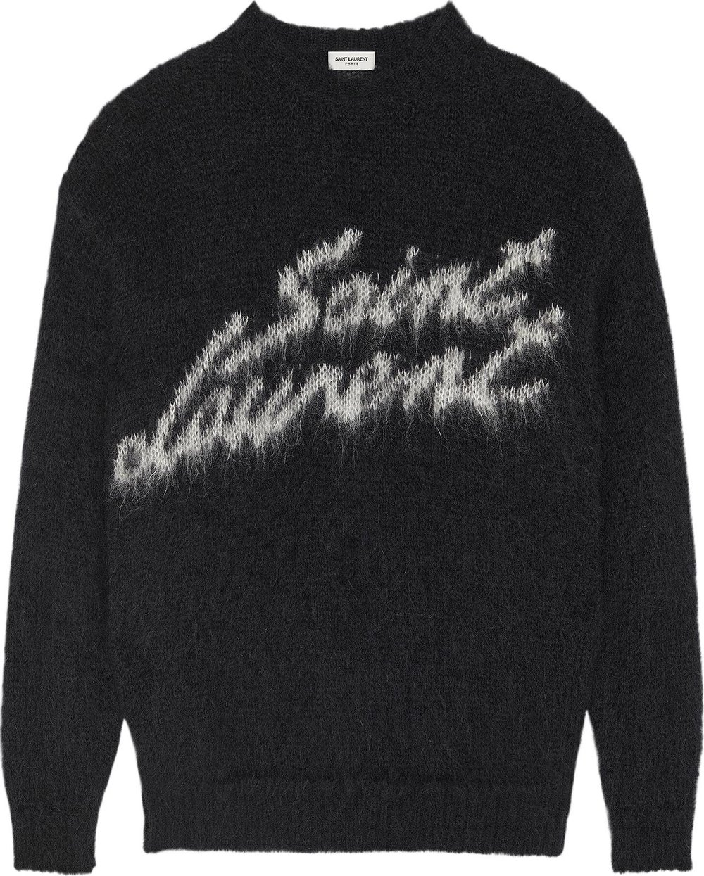 Buy Saint Laurent 90s Sweater 'Noir/Naturel' - 712176 Y75SQ 1095 | GOAT