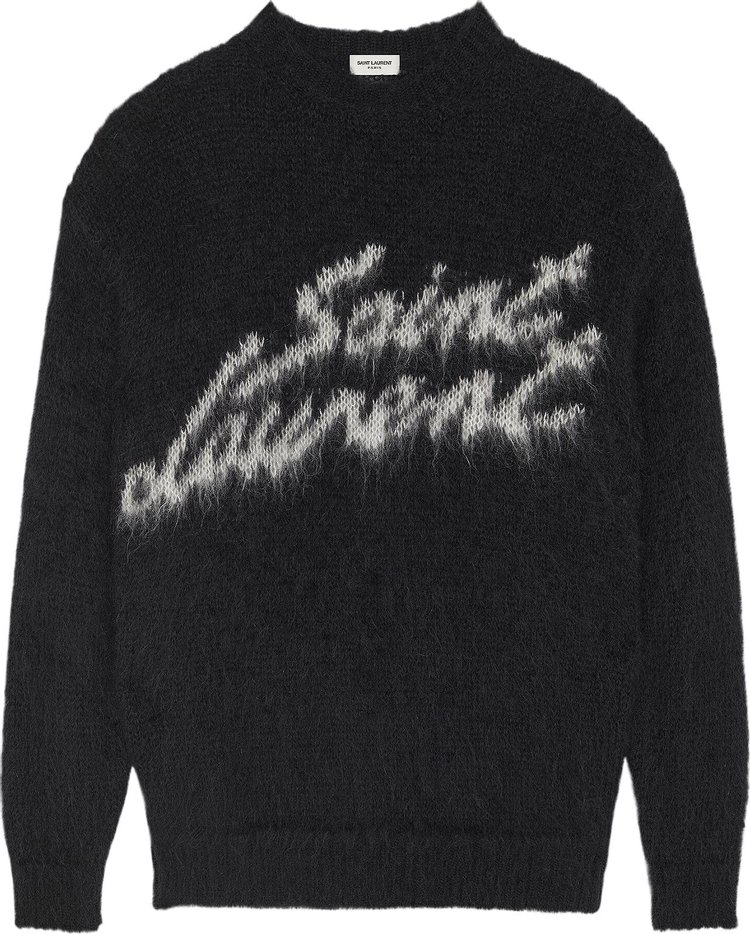 Saint Laurent 90s Sweater 'Noir/Naturel'