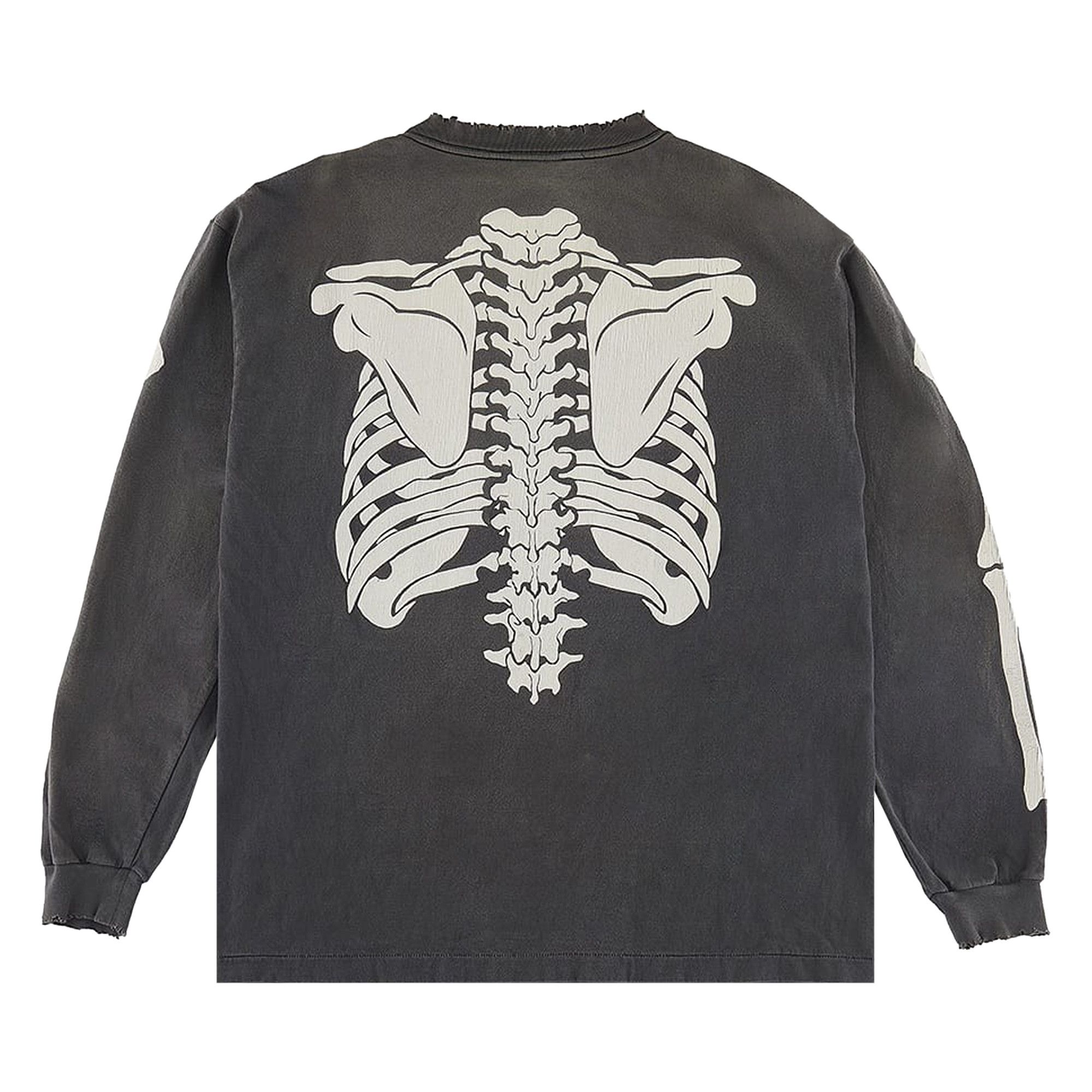 Buy Saint Michael x Vlone Bone Long-Sleeve 'Black' - SM A22