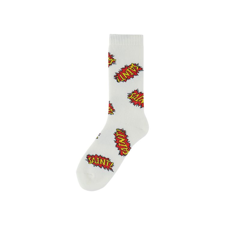SAINT Mxxxxxx Pow Socks White