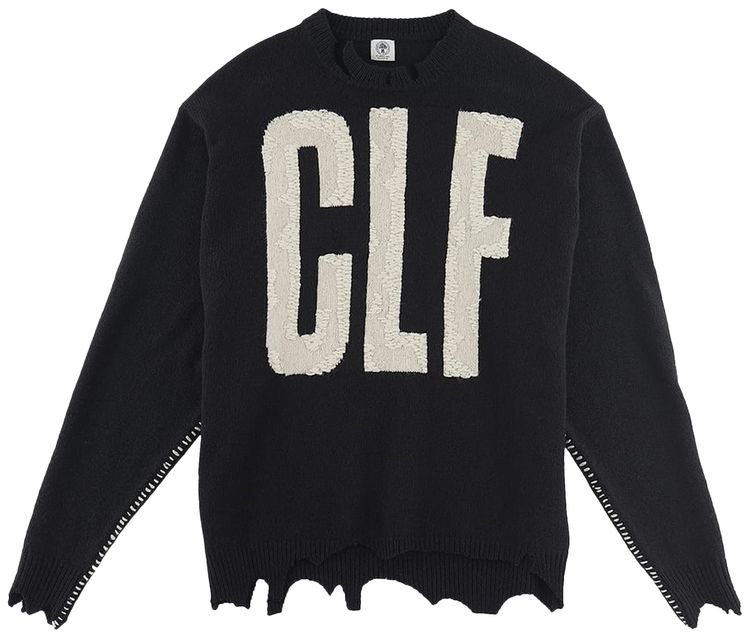 SAINT Mxxxxxx CLF Long Sleeve Knit Black