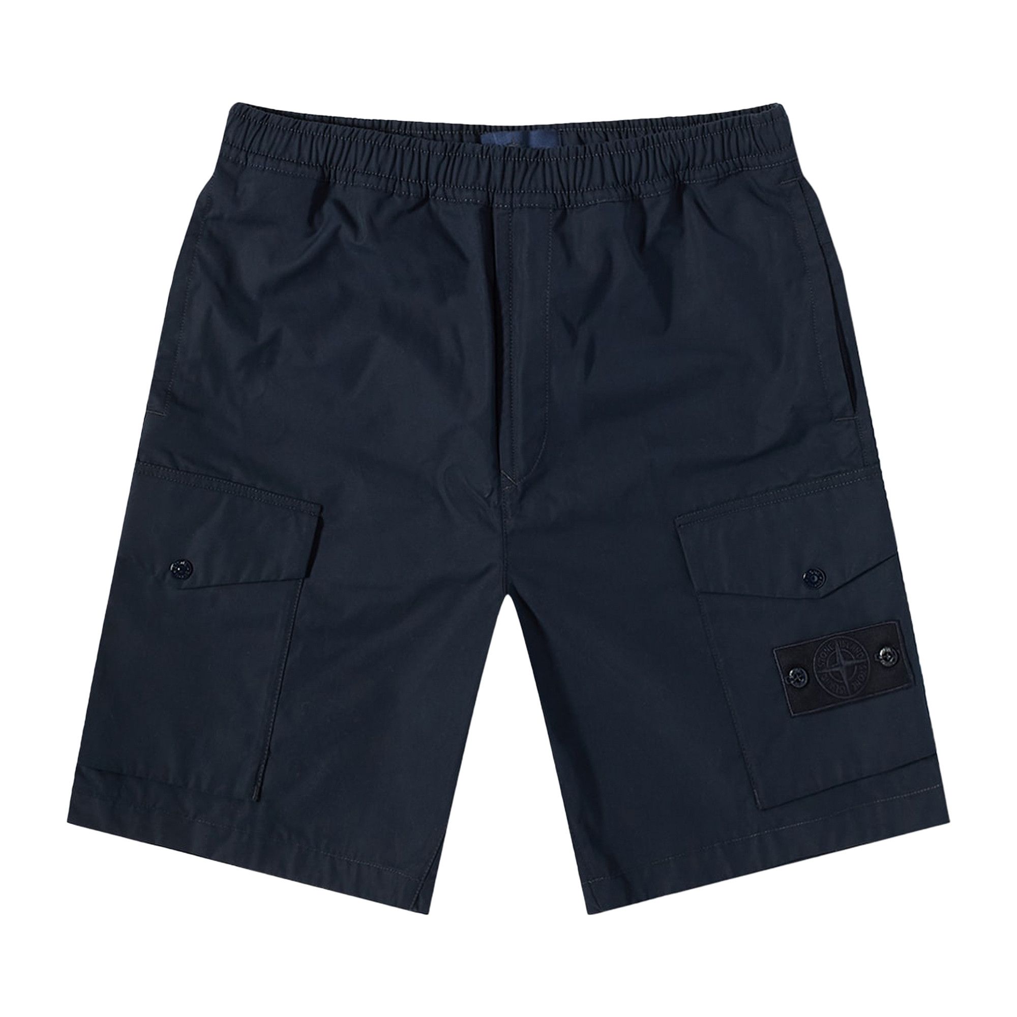 Navy stone island cargo shorts store