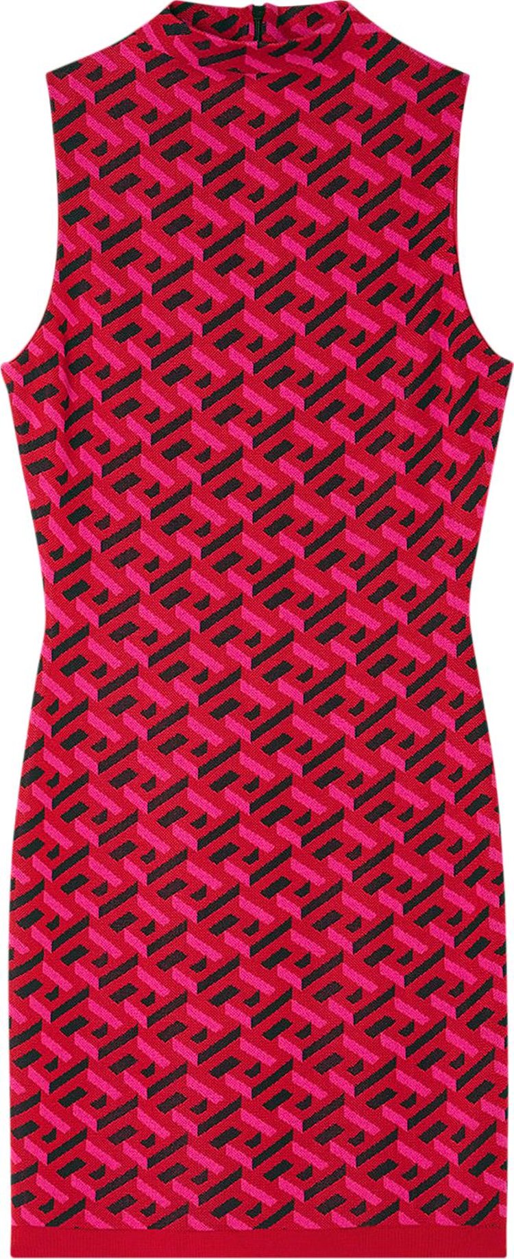 Versace Knit Dress 'Parade Red/Fuchsia'
