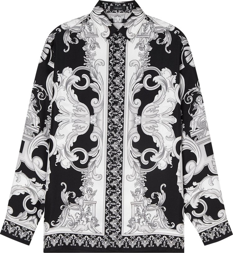 Buy Versace Long-Sleeve Shirt 'Black' - 1003941 1A04155 5B040 | GOAT