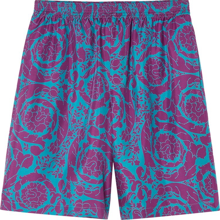 Versace Shorts 'Teal/Plum'