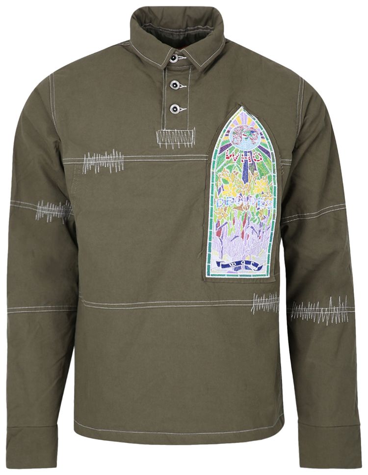 Who Decides War Oversized Fatigue Rugby Olive