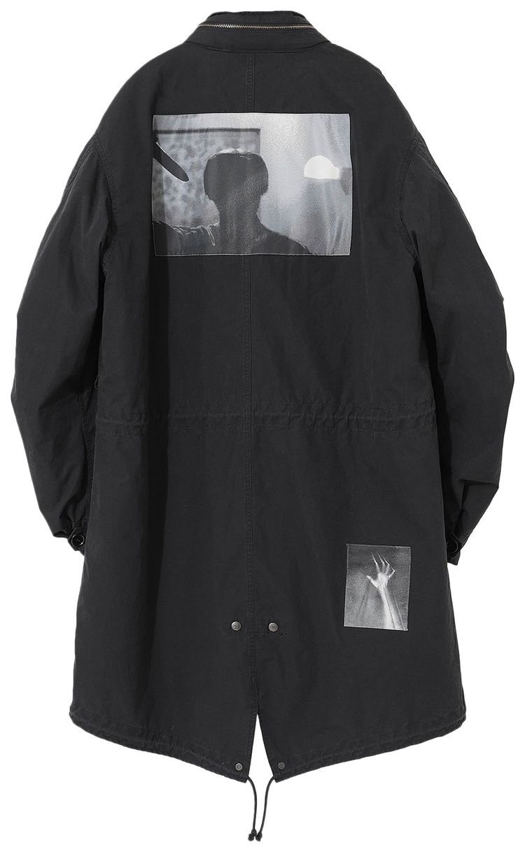 Undercover Long Padded Coat Black