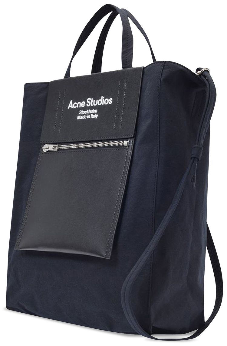 Acne Studios Papery Nylon Tote Bag Black