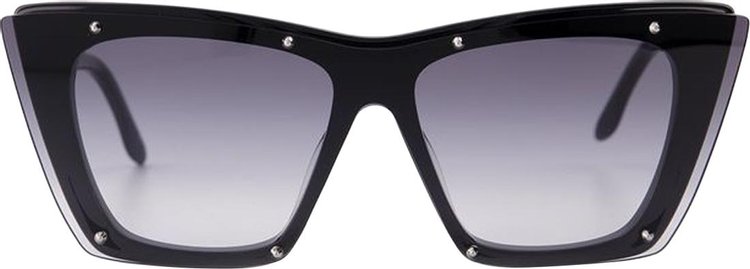 Alexander McQueen Cat Eye Frame Sunglasses 'Black'