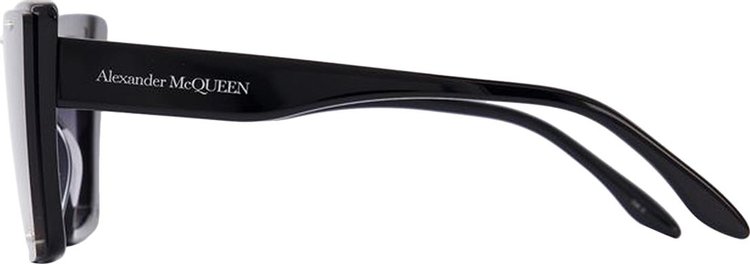 Alexander McQueen Cat Eye Frame Sunglasses Black