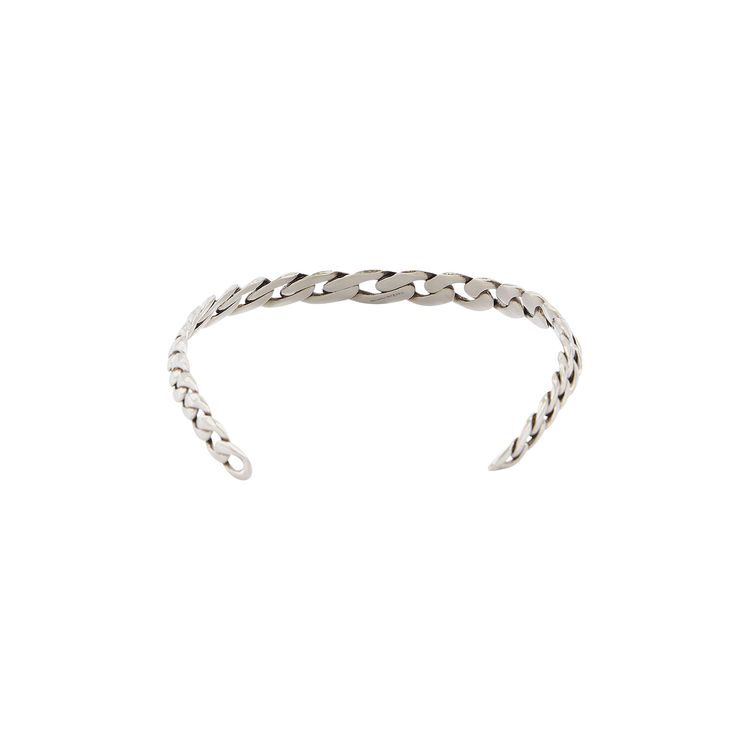 Alexander McQueen Chain Choker Necklace Silver
