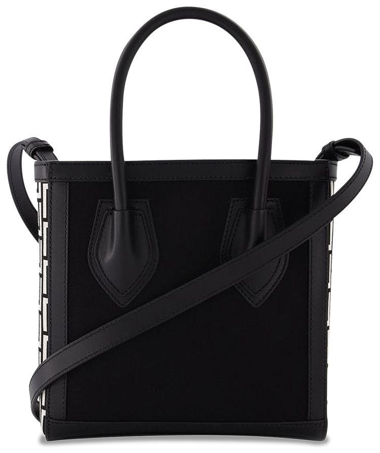 Balmain B Army Monogram Logo Shopper Bag Black