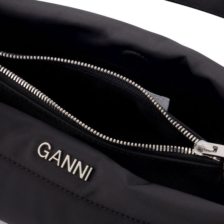 GANNI Pillow Baguette Bag Black