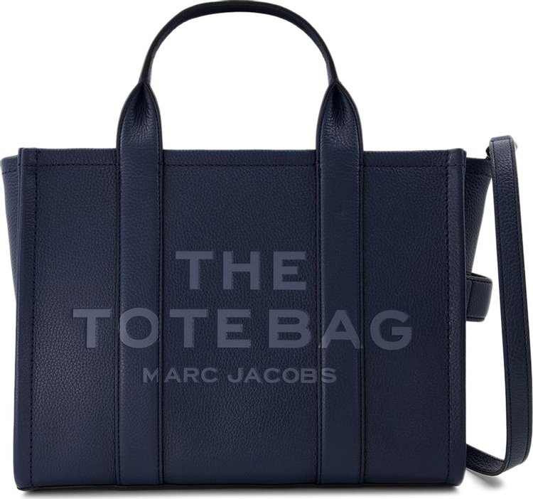 Marc Jacobs Leather Small Tote Bag 'Blue'