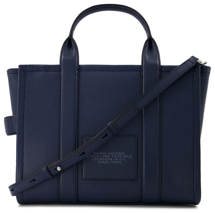 Marc Jacobs Leather Small Tote Bag Blue
