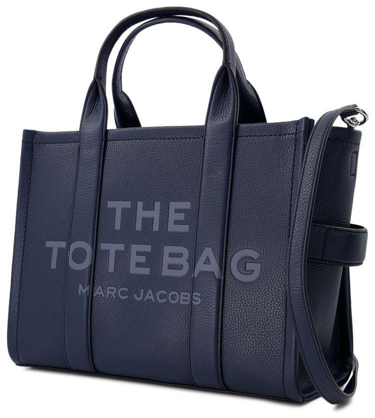 Marc Jacobs Leather Small Tote Bag Blue