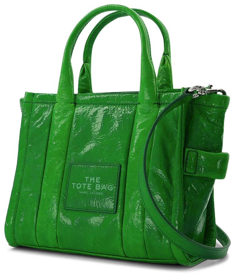 Marc Jacobs Shiny Crinkle MiniTote Bag Green