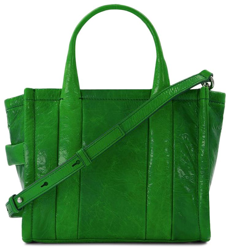 Marc Jacobs Shiny Crinkle MiniTote Bag Green