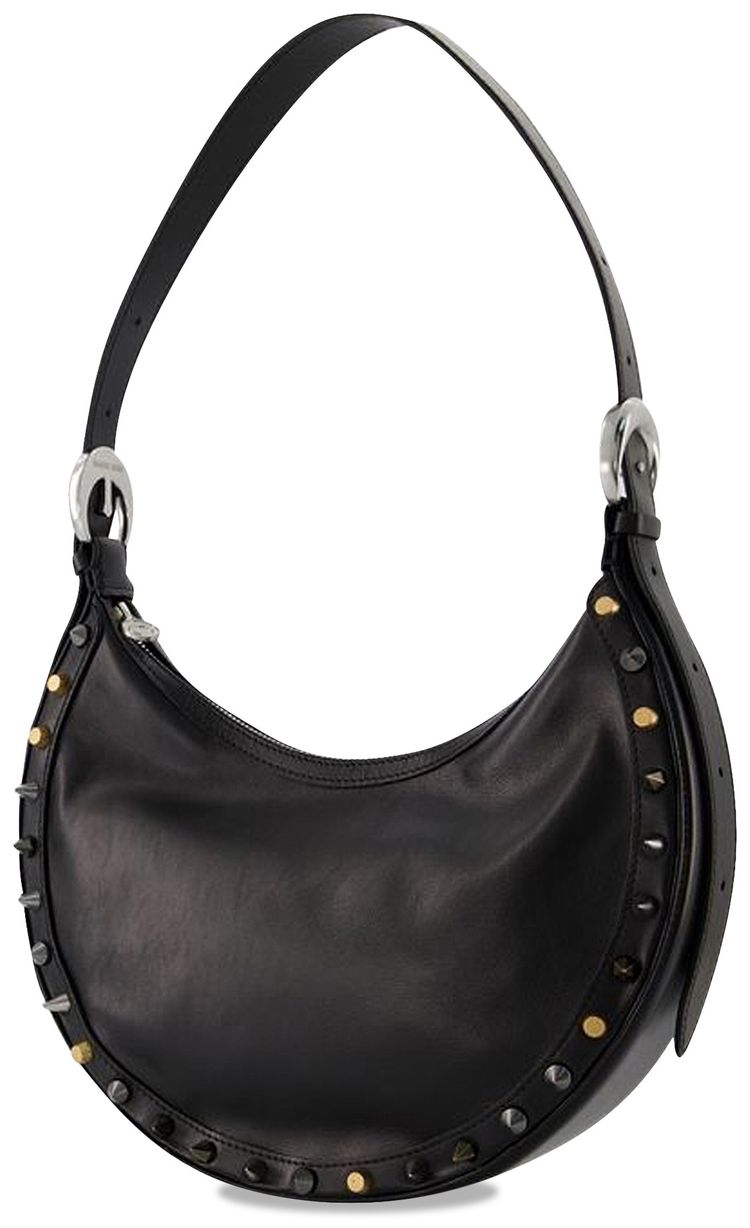 Marine Serre Crescent Moon Bag Black