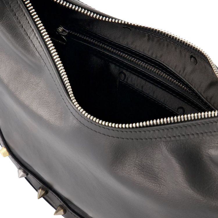 Marine Serre Crescent Moon Bag Black