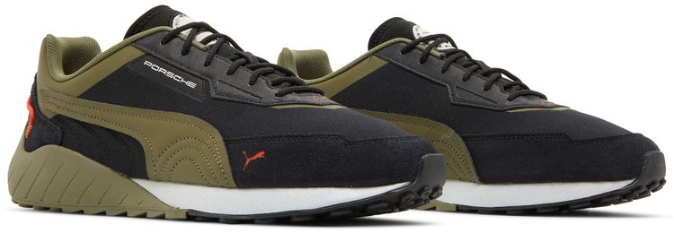 Porsche Legacy x Puma SpeedFusion Black Dark Green Moss