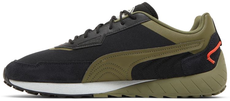 Porsche Legacy x Puma SpeedFusion Black Dark Green Moss