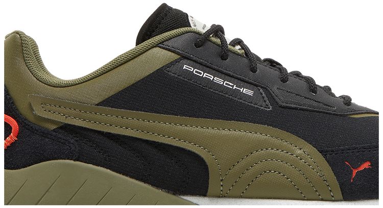 Porsche Legacy x Puma SpeedFusion Black Dark Green Moss