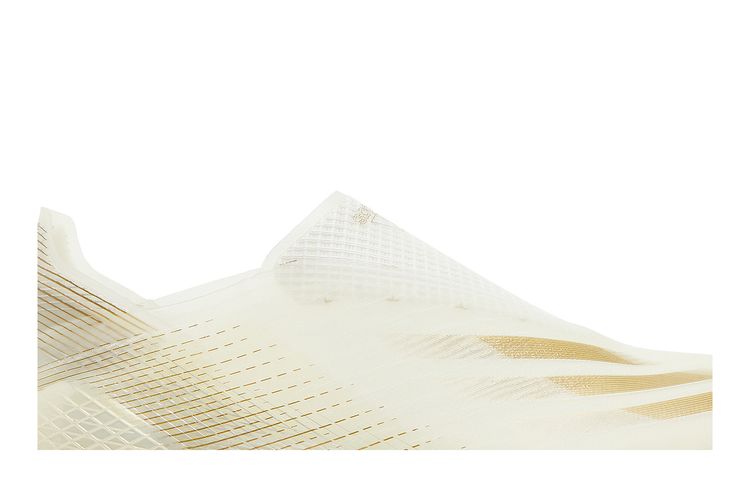 MEN\'S Adidas X Ghosted+ FG Soccer Cleats White Metallic Gold Melange EG8249 Adidas X Ghosted+ FG Men main image 3