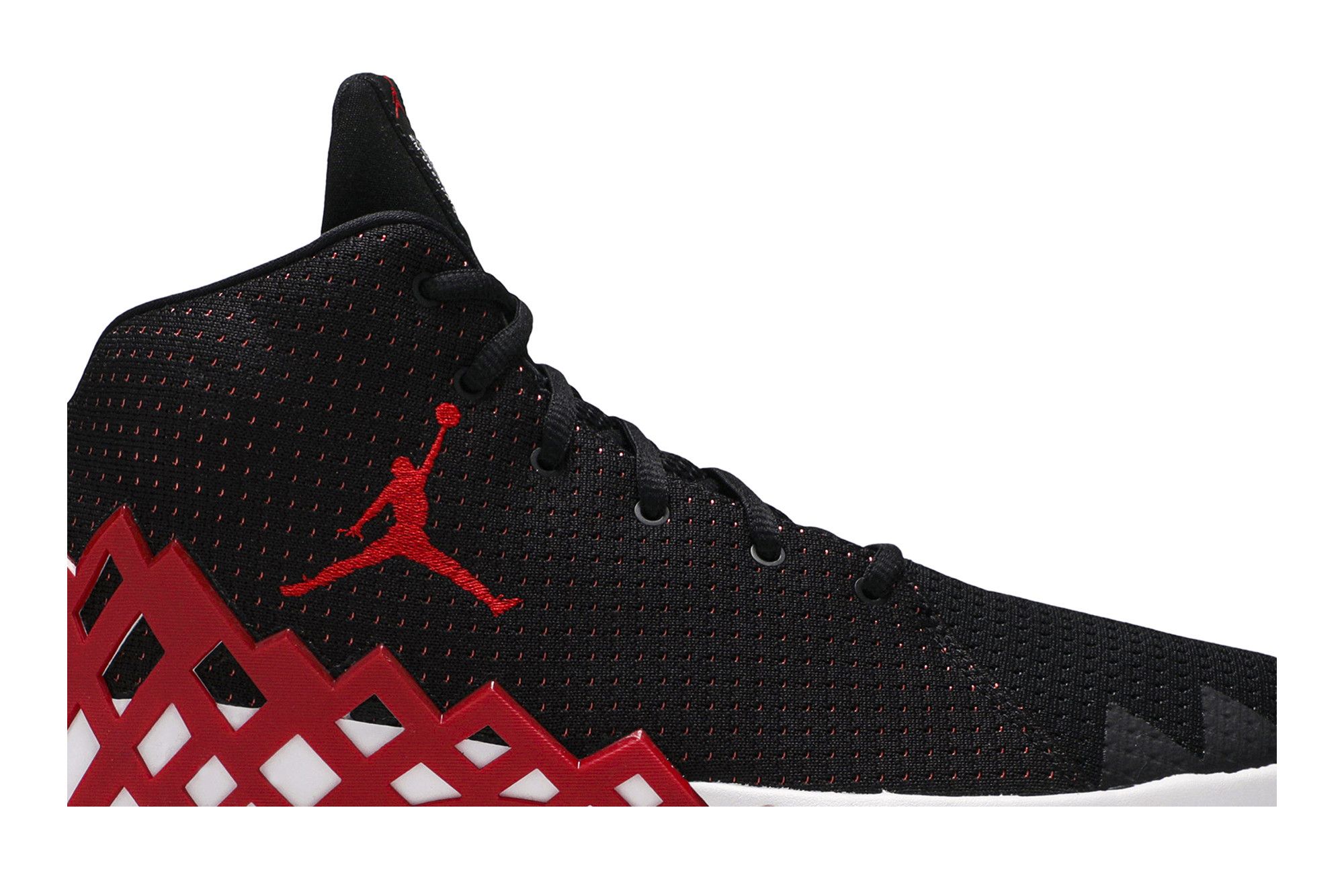 Buy Jordan Jumpman Diamond Mid Black University Red CI1204 006 GOAT