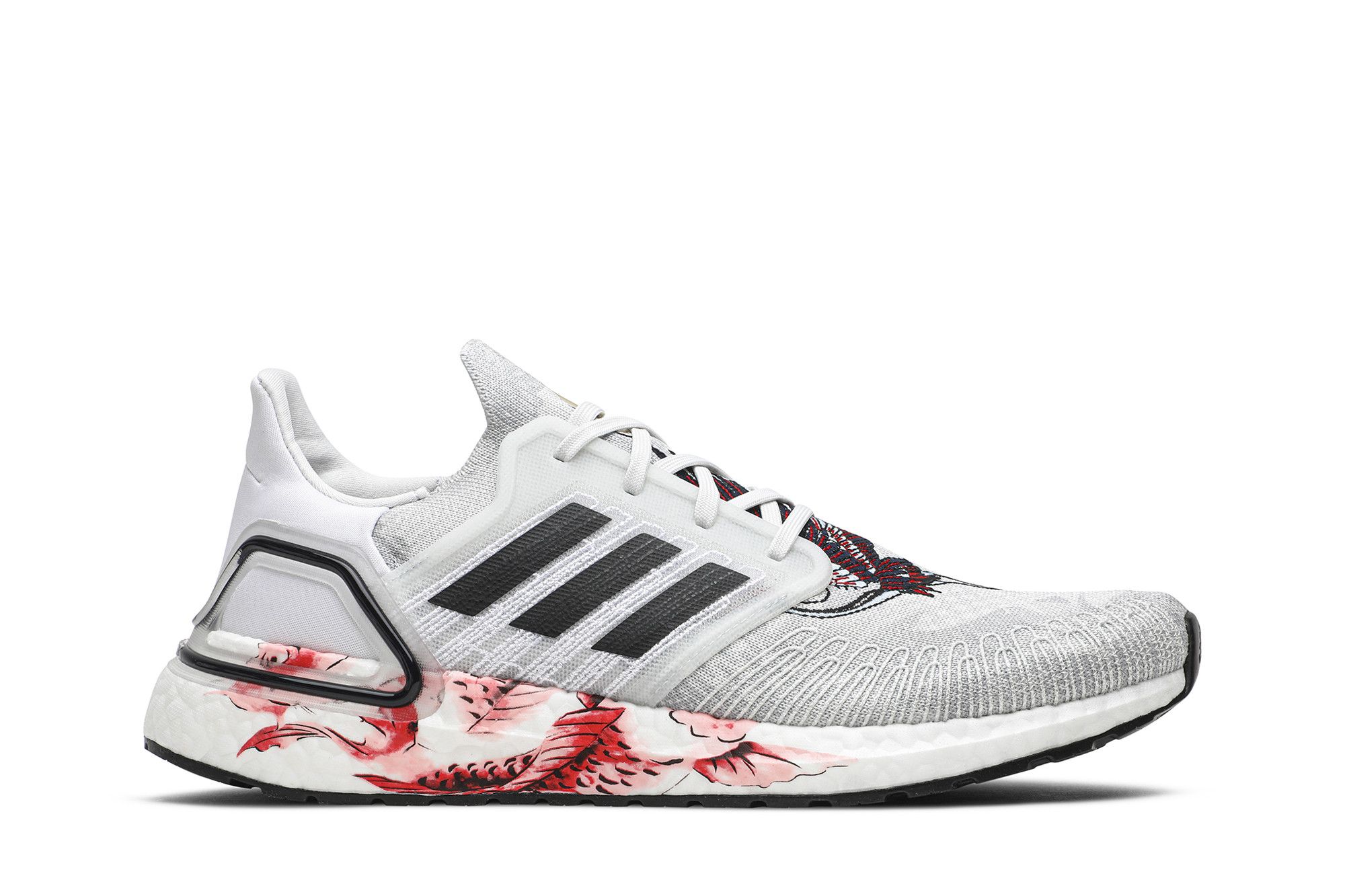 Buy UltraBoost 20 Chinese New Year Grey Floral FW4314 GOAT