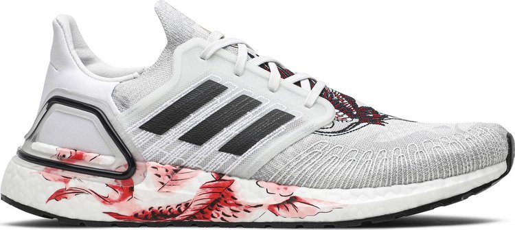 Prosecute hatred Messenger UltraBoost 20 'Chinese New Year - Grey Floral' | GOAT