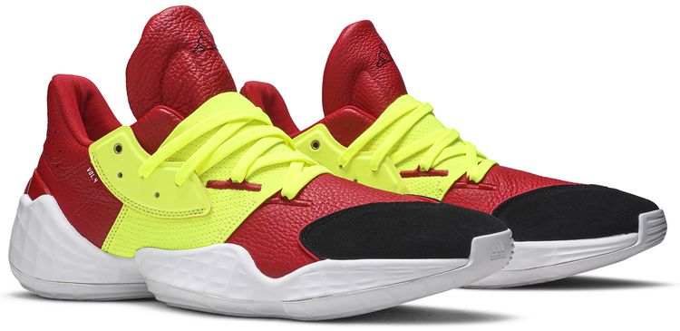 Adidas Harden Vol 4 DP Red Solar Yellow