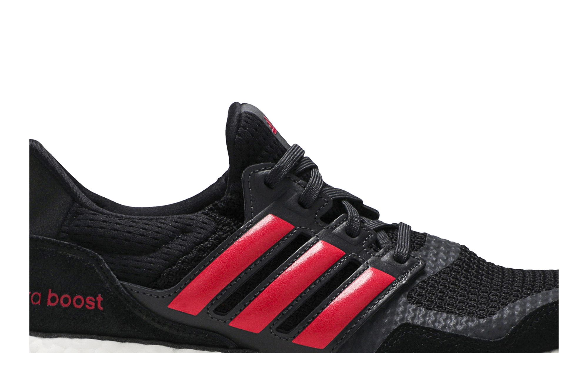 Ultra boost s&l black red cheap