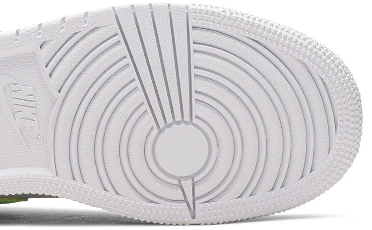 Air Jordan 1 Low GS White Neon